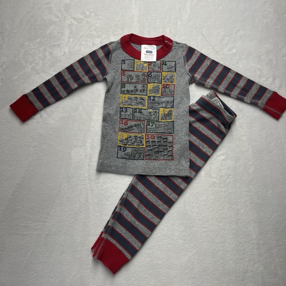 Hanna‎ Andersson Star Wars Obi-123 Pajamas Baby Boys 18-24m Organic Cotton